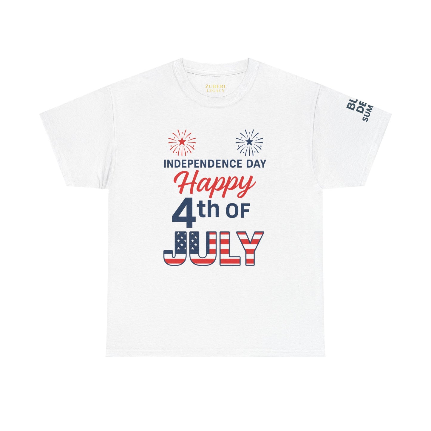 Bun Dem Summer Happy 4th July Unisex Heavy Cotton Tee Empire Edition Celebration Excitement
