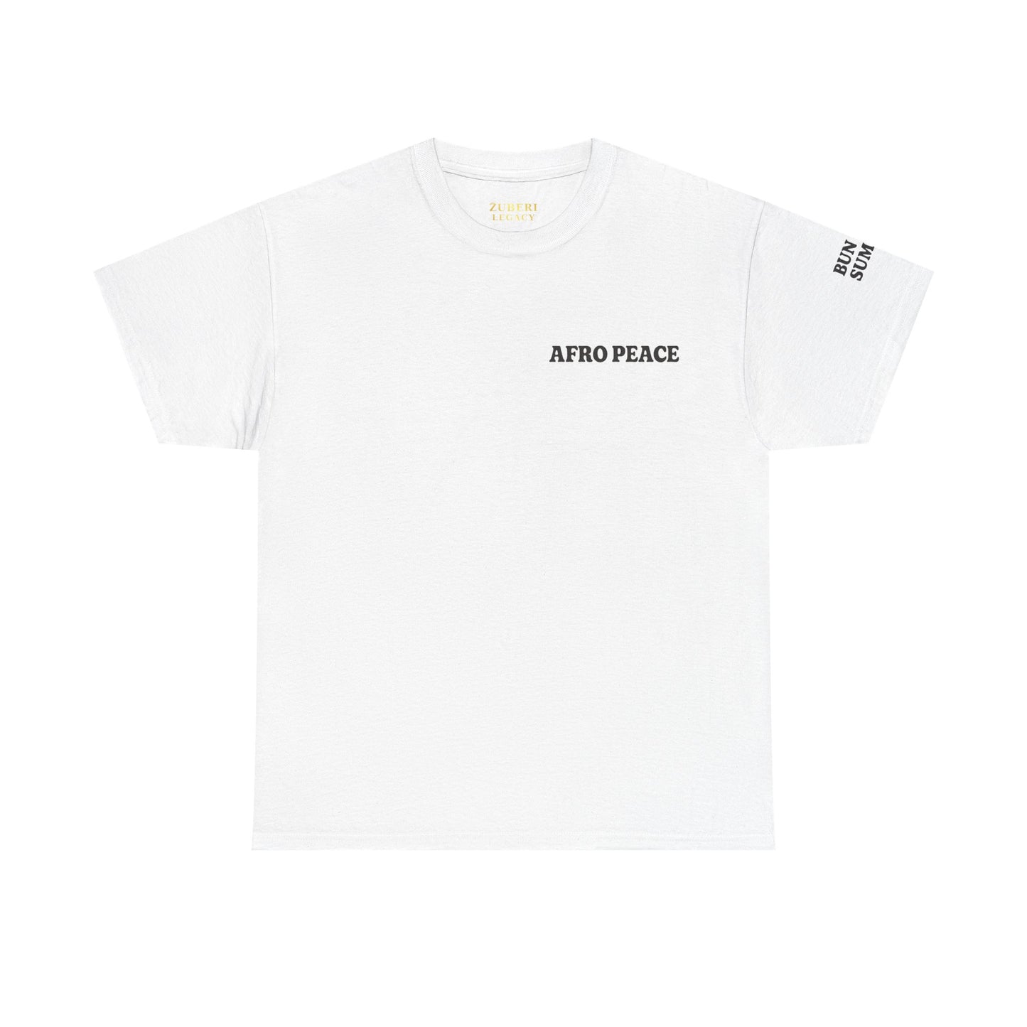 Bun Dem Summer Afro Peace Unisex Tee, Empire Edition Afrocentric Cotton T-Shirt, Peace Sign Shirt, Black History Month Apparel, Gift for Activists, Cultural Pride Wear