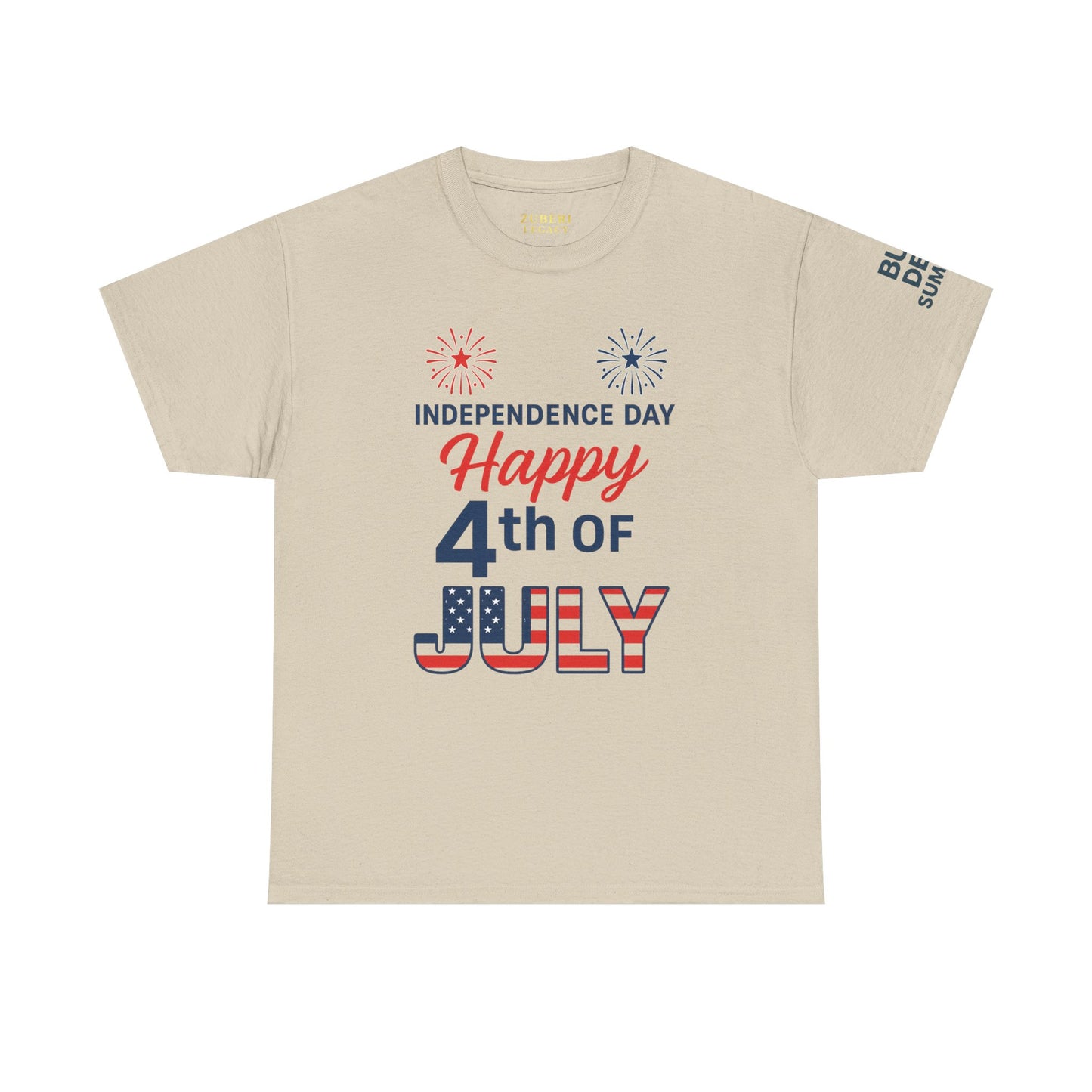 Bun Dem Summer Happy 4th July Unisex Heavy Cotton Tee Empire Edition Celebration Excitement