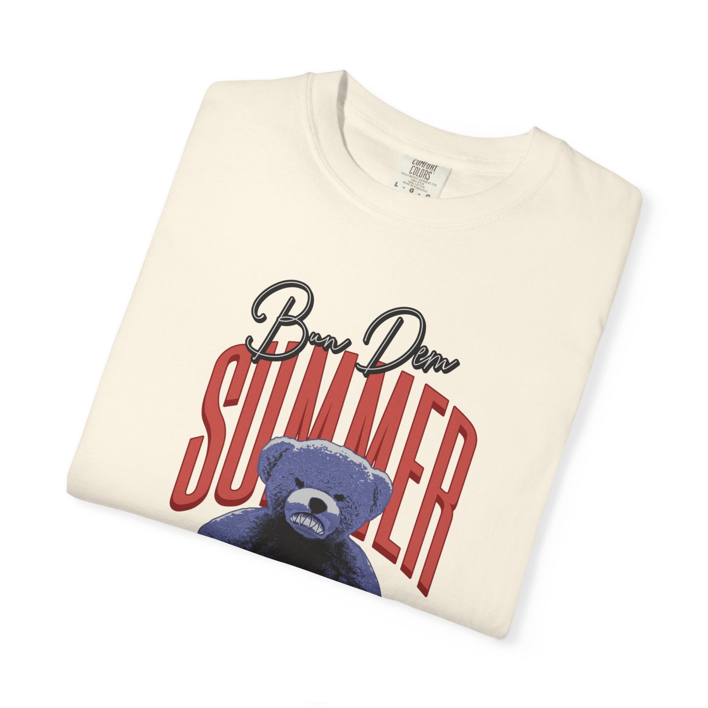Bun Dem Summer Bear Graphic T-Shirt, Unisex Summer Tee Empire Edition, Get Out Of My Way T-Shirt, Gift for Summer Lovers, Casual Outfit Top