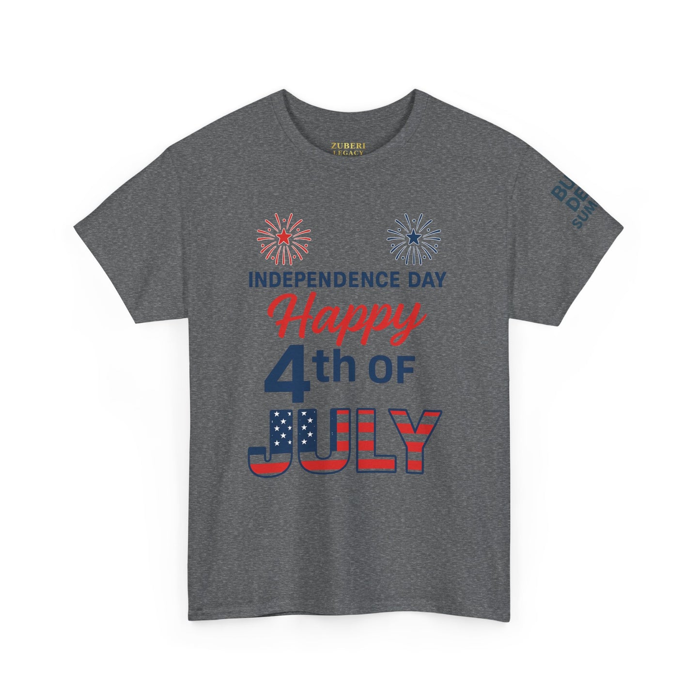 Bun Dem Summer Happy 4th July Unisex Heavy Cotton Tee Empire Edition Celebration Excitement