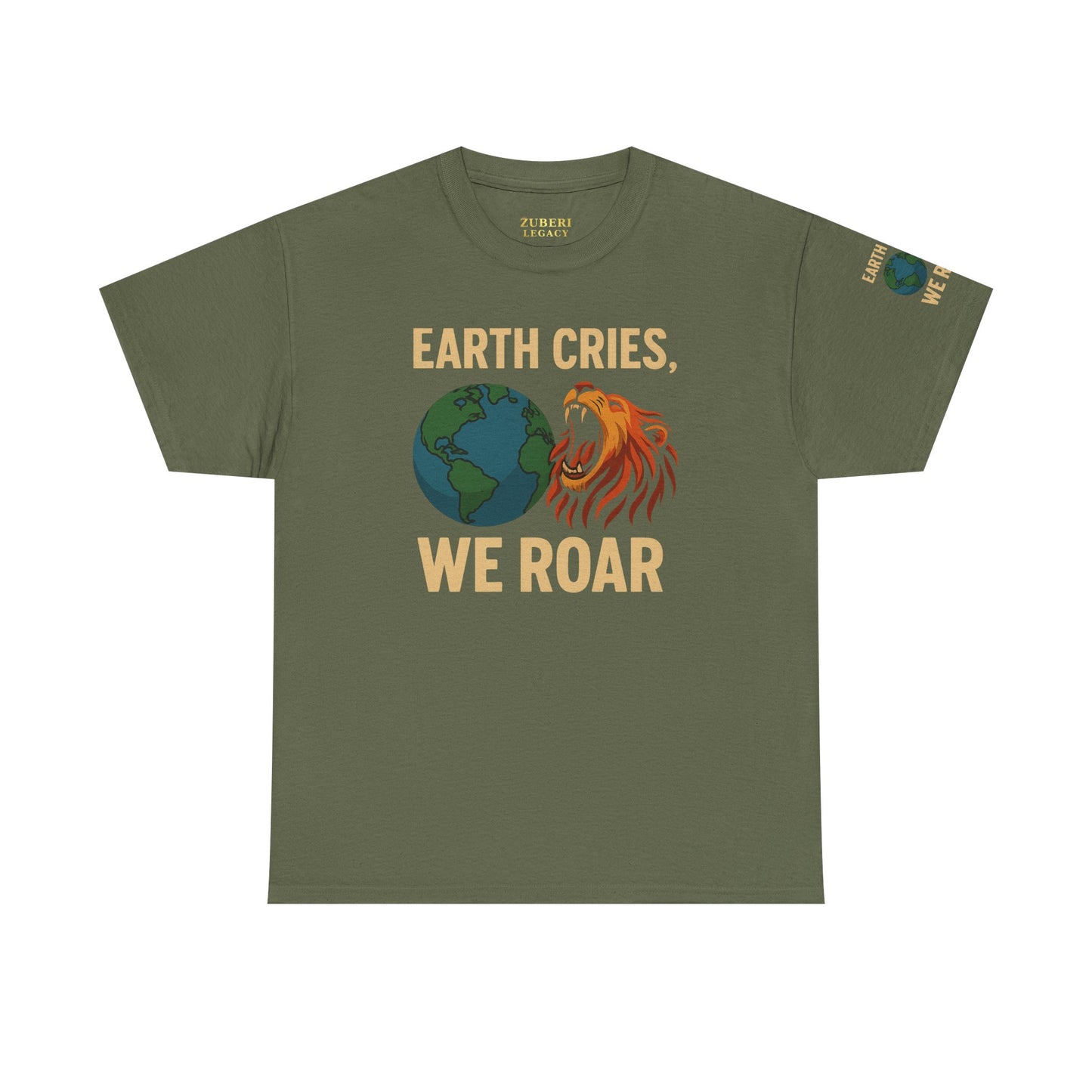 Bun Dem Summer Earth Cries We Roar Empire Edition Earth Awareness Unisex Cotton Tee, Eco-Friendly T-Shirt , Wildlife Conservation Shirt, Gift for Nature Lovers, Sustainable Fashion