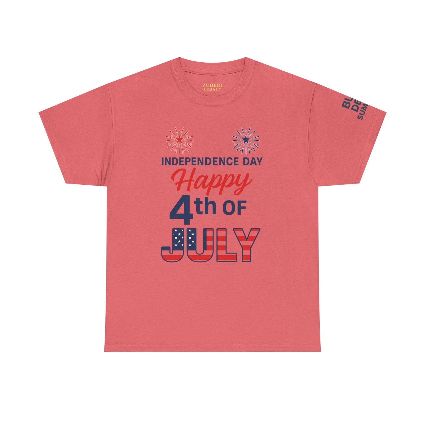 Bun Dem Summer Happy 4th July Unisex Heavy Cotton Tee Empire Edition Celebration Excitement