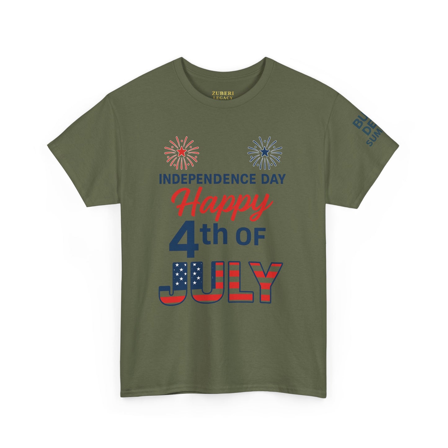 Bun Dem Summer Happy 4th July Unisex Heavy Cotton Tee Empire Edition Celebration Excitement