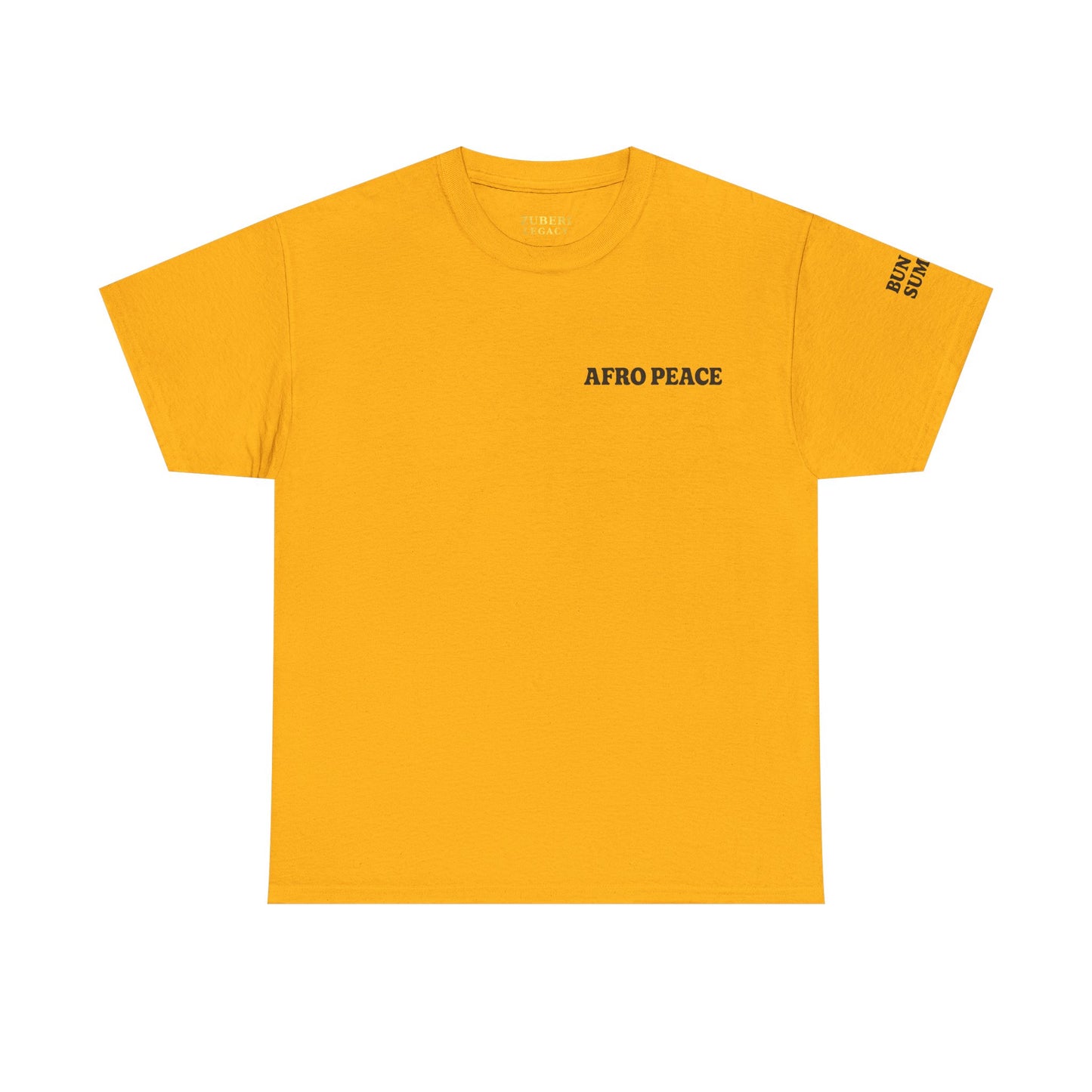Bun Dem Summer Afro Peace Unisex Tee, Empire Edition Afrocentric Cotton T-Shirt, Peace Sign Shirt, Black History Month Apparel, Gift for Activists, Cultural Pride Wear