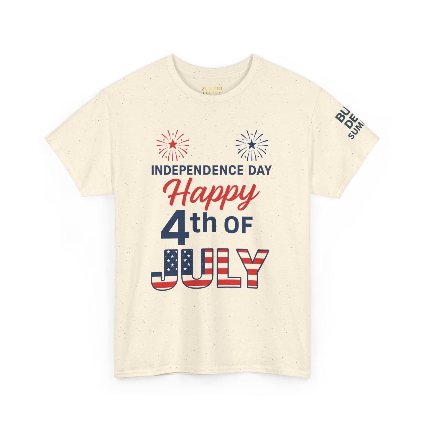 Bun Dem Summer Happy 4th July Unisex Heavy Cotton Tee Empire Edition Celebration Excitement