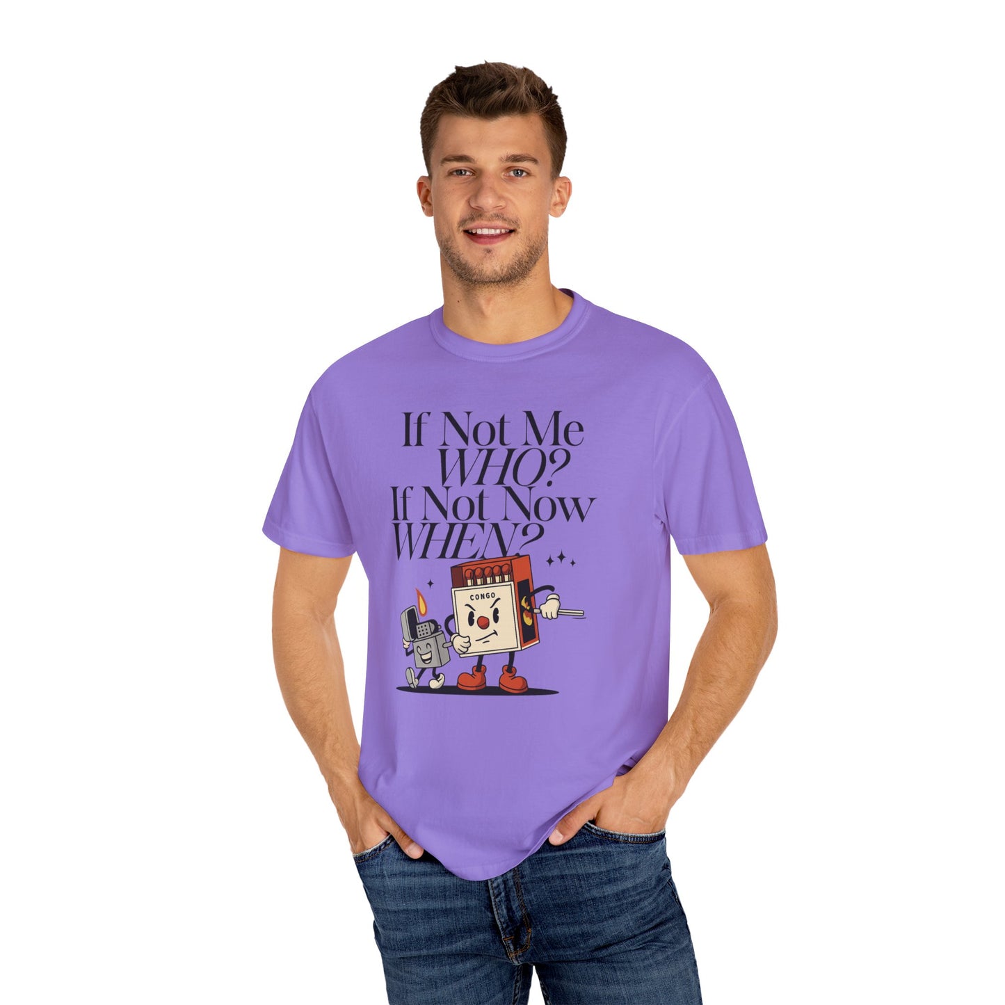 Bun Dem Summer 2025 If Not Me Who? Empie Edition Unisex T-shirt with Graphic Design - Perfect for Everyday Wear, Gifts, Motivation, Inspirational Apparel, Casual Style