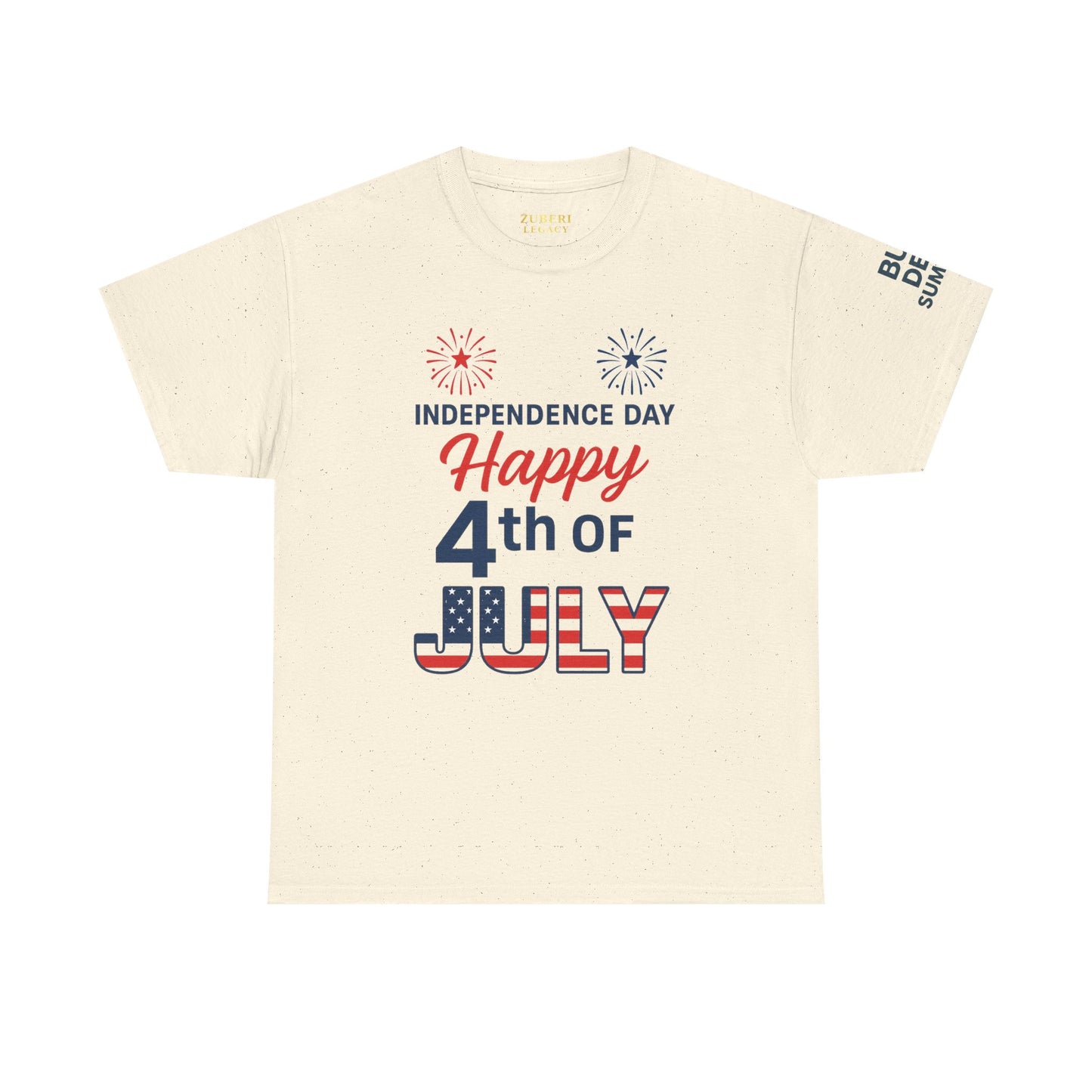 Bun Dem Summer Happy 4th July Unisex Heavy Cotton Tee Empire Edition Celebration Excitement
