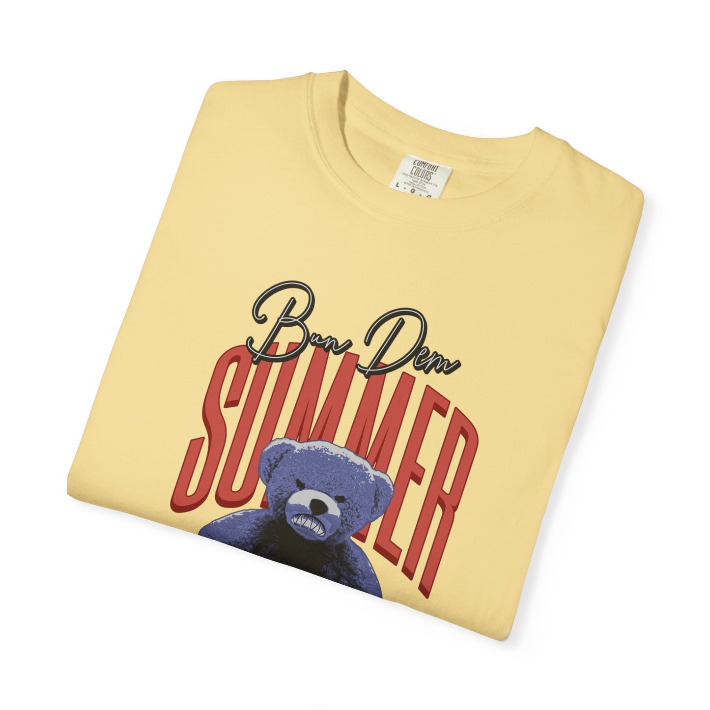 Bun Dem Summer Bear Graphic T-Shirt, Unisex Summer Tee Empire Edition, Get Out Of My Way T-Shirt, Gift for Summer Lovers, Casual Outfit Top