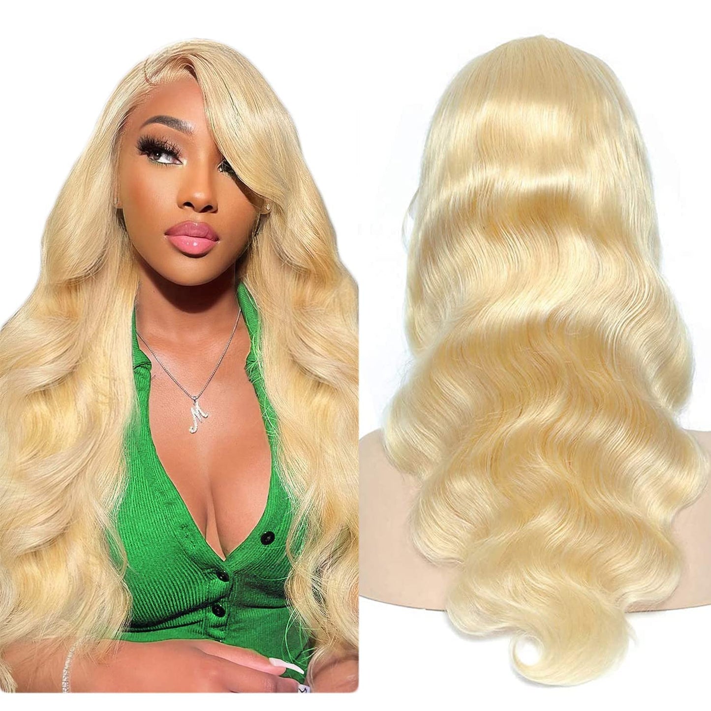 250 Density Human Hair Wig 13X4 HD Lace Front Wigs Pre Plucked Glueless Wig Human Hair Body Wave Wigs Human Hair for Black Women Frontal Wigs Human Hair Wigs Bleached Knots 18 Inch