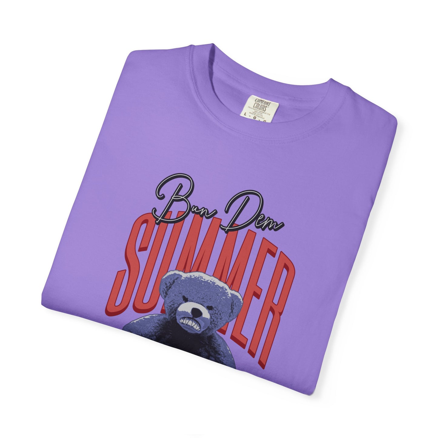 Bun Dem Summer Bear Graphic T-Shirt, Unisex Summer Tee Empire Edition, Get Out Of My Way T-Shirt, Gift for Summer Lovers, Casual Outfit Top