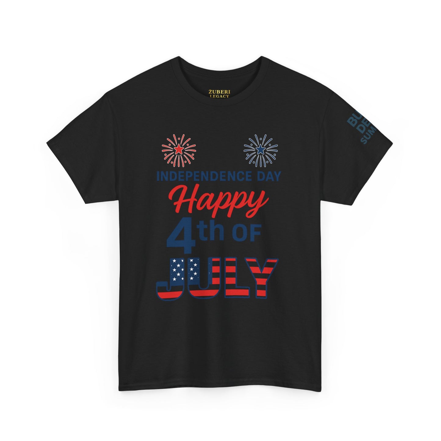 Bun Dem Summer Happy 4th July Unisex Heavy Cotton Tee Empire Edition Celebration Excitement