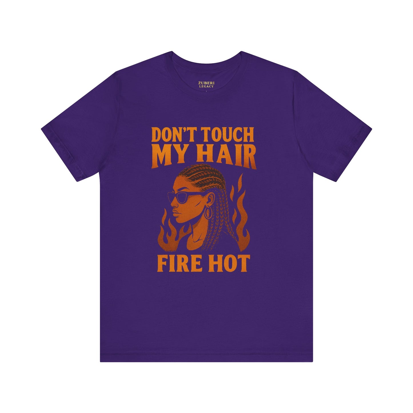 Fire Hot Hair Graphic Tee, Unisex Jersey Short Sleeve Tee, Afrocentric T-Shirt, Black Pride Apparel, Unique Gift for Her, Fun Casual Wear