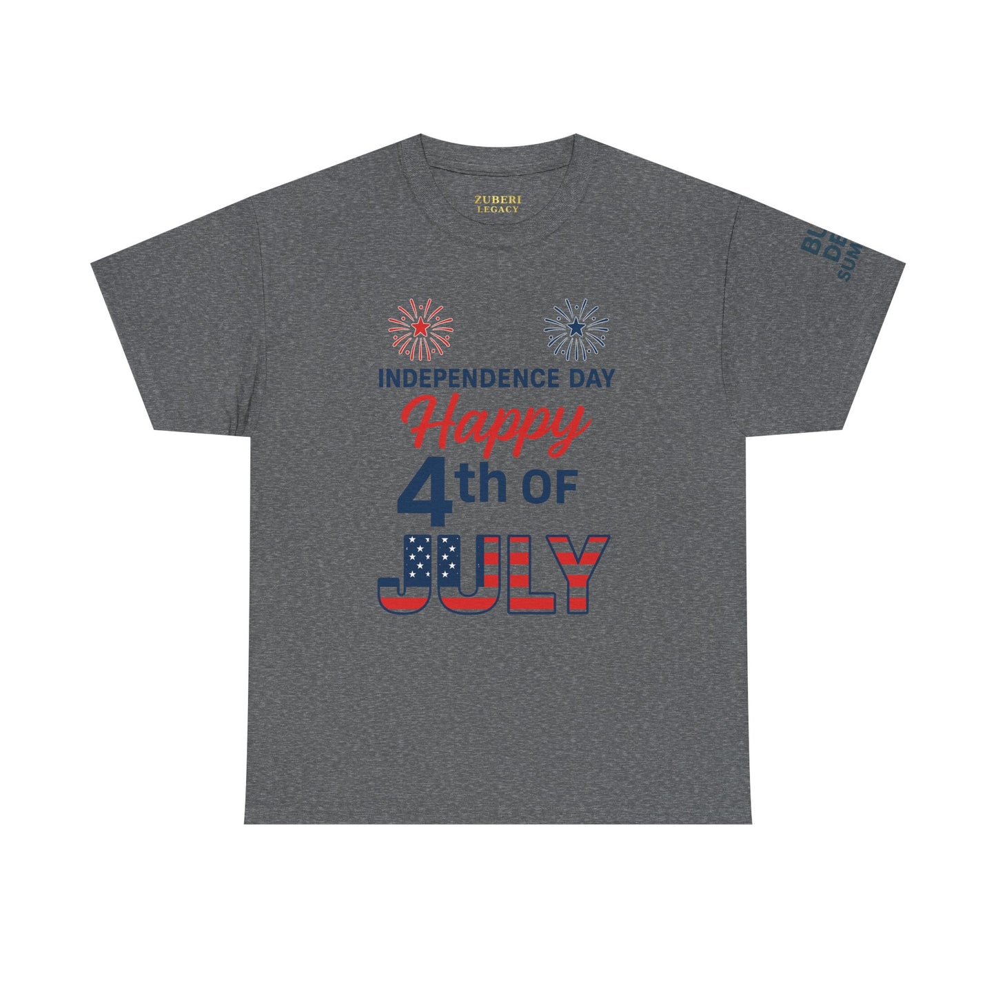 Bun Dem Summer Happy 4th July Unisex Heavy Cotton Tee Empire Edition Celebration Excitement