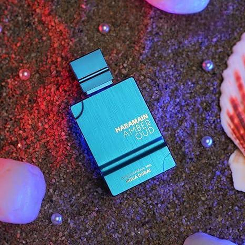 Al Haramain Amber Oud Aqua Dubai Extrait De Parfum Spray 60Ml (2.0 Oz) - Exotic Fragrance with Bergamot, Fruits, Amber & Musk, Long-Lasting Eau De Parfum for Men & Women