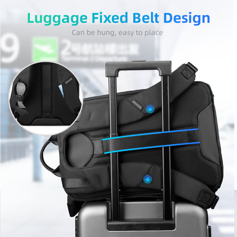 Men'S Casual Business Backpack with Large Capacity