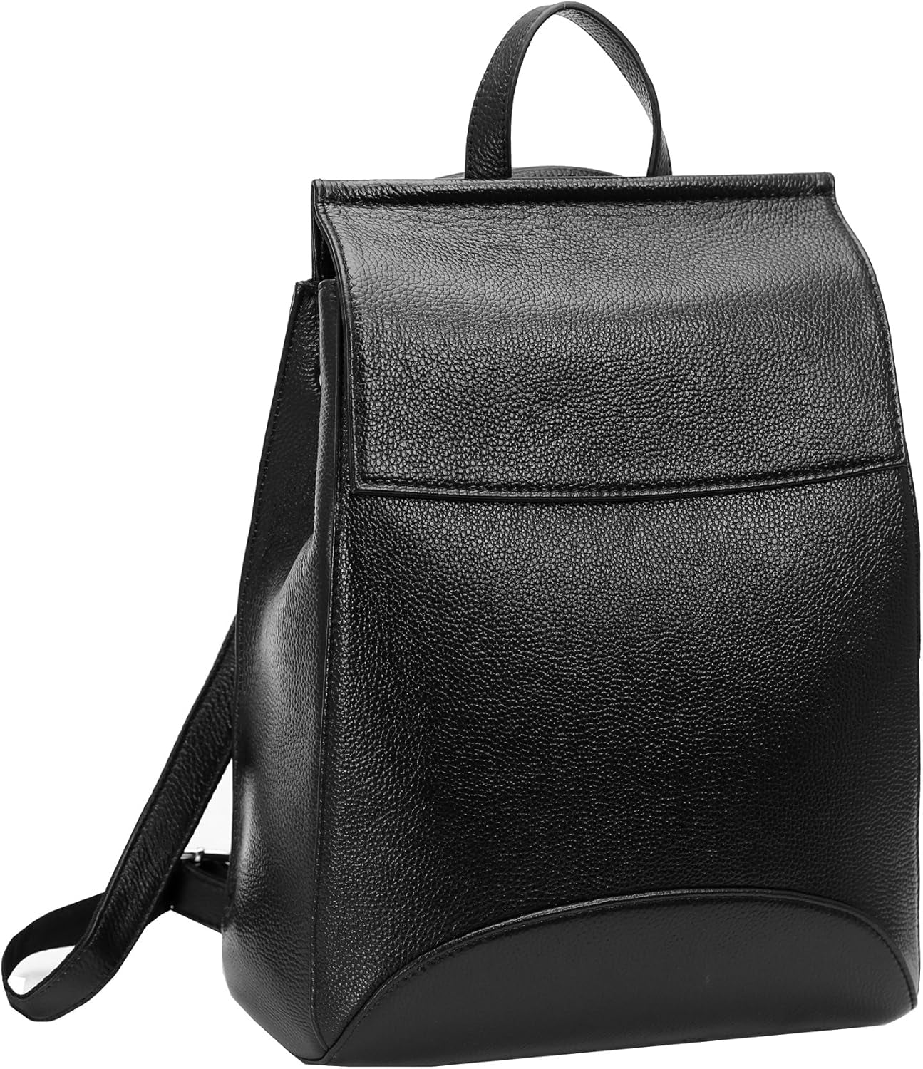 HESHE Genuine Leather Backpack Purse Convertible Womens Backpack Lightweight Work Bag Ladies Backpack(Sorrel)
