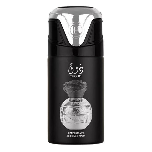 Thouq Lattafa Perfumes Concentrated Unisex Perfumed Spray Body Deodorant 250Ml, 9 Fl Oz (Pack of 1)