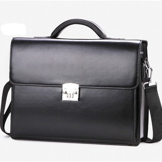 Men'S Business Briefcase with Portable Code