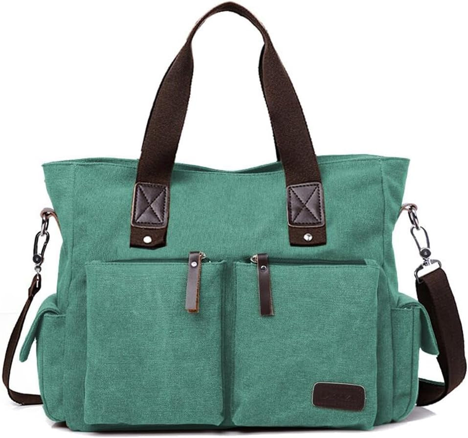 Tolfe Women Top Handle Satchel Handbags Shoulder Bag Messenger Tote Bag Purse Crossbody Bag Travel Work Tote Bag