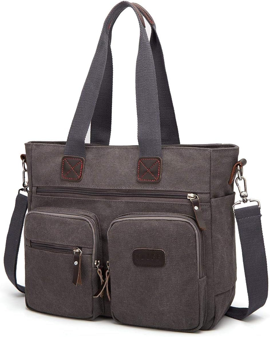 Tolfe Women Top Handle Satchel Handbags Shoulder Bag Messenger Tote Bag Purse Crossbody Bag Travel Work Tote Bag