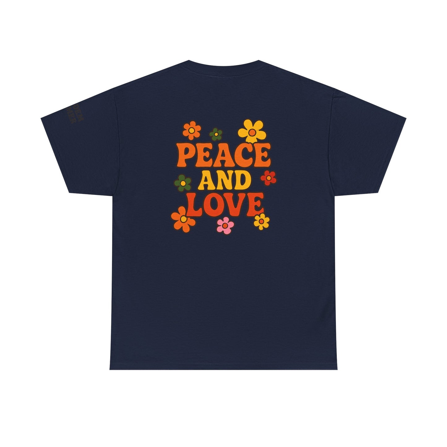 Summer Vibes Unisex Tee | Peace & Love Graphic Shirt, Casual Summer Outfit, Festival Wear, Gift for Friends, Retro Style