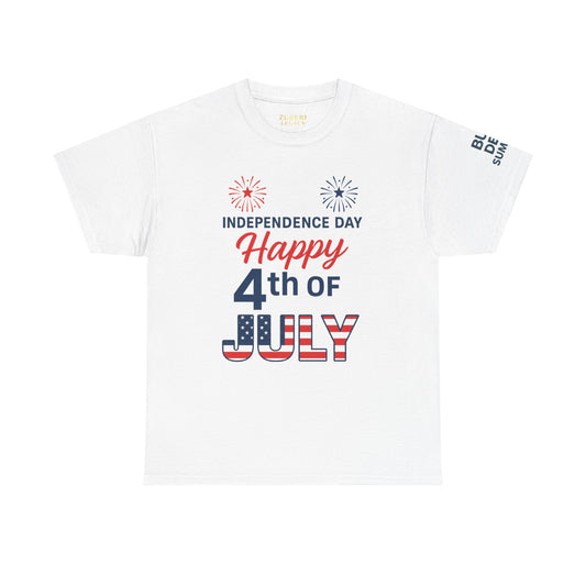 Bun Dem Summer Happy 4th July Unisex Heavy Cotton Tee Empire Edition Celebration Excitement