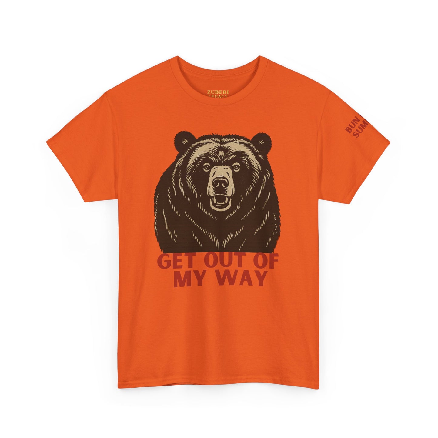 Bun Dem Summer Wild Spirit Graphic Tee, Get Out of My Way Shirt Empire Edition, Unisex Cotton Top, Bear Print T-shirt, Summer Vibes Fashion