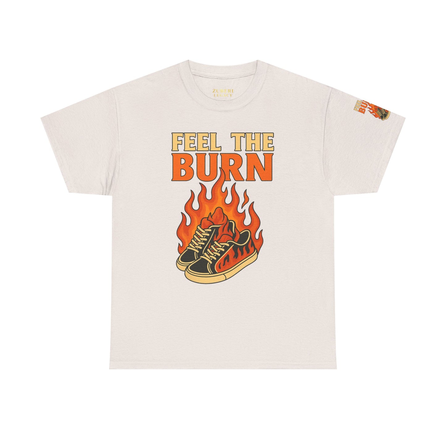 Bun Dem Summer "Feel the Burn" Unisex Heavy Cotton Tee Empire Edition - Trendy Workout Tee, Fitness Apparel, Motivational Shirt, Casual Wear, Gift for Athletes