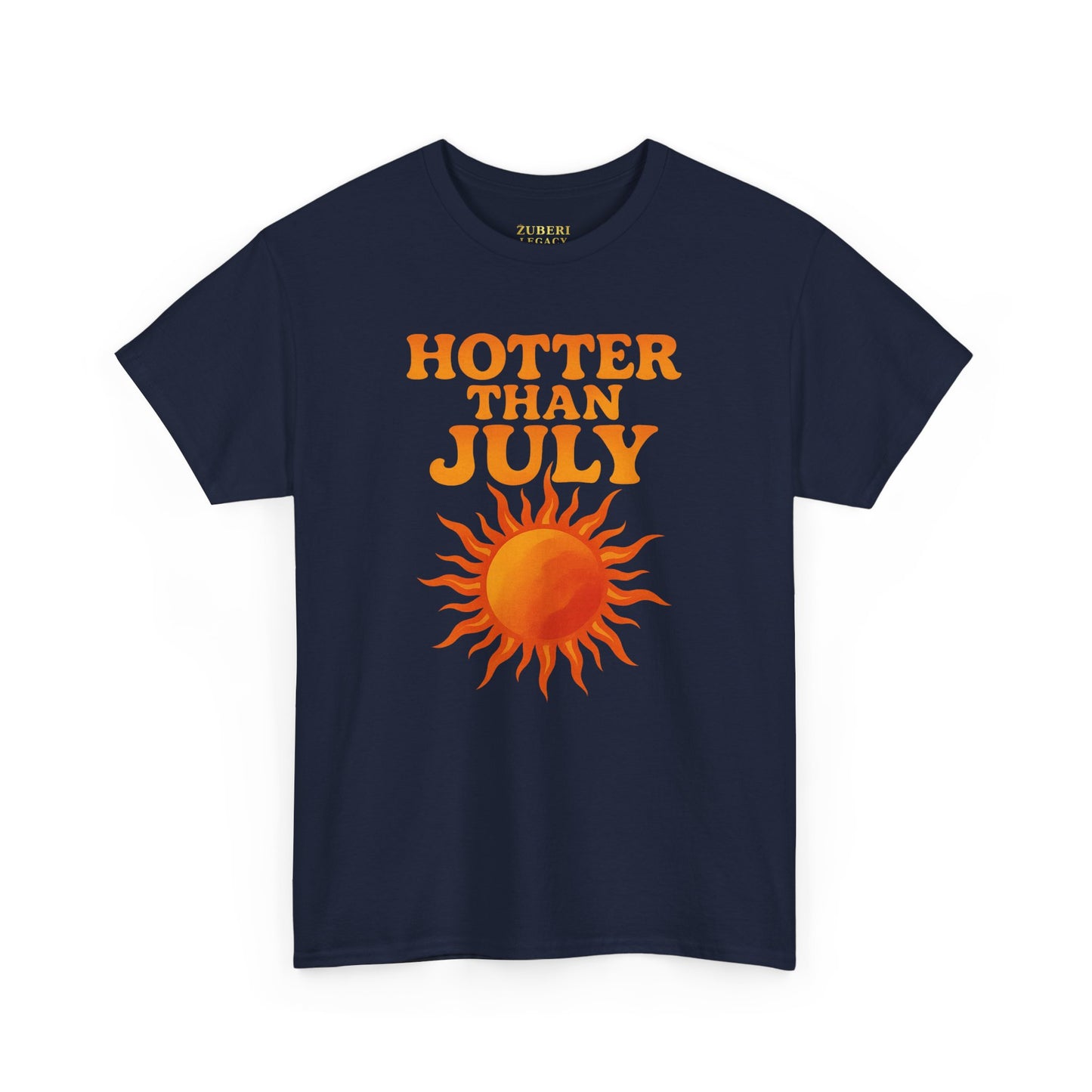 Bun Dem Summer Hotter Than July Unisex Cotton Tee | Summer Empire Edition, Sun Lovers, Casual Wear, Gift for Friends, Trendy Apparel