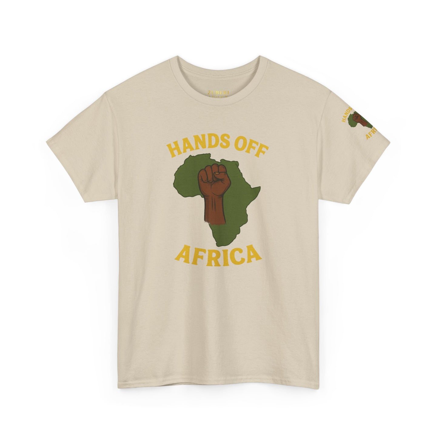 Bun Dem Summer Empowering Unisex Cotton Tee Empire Edition - Hands Off Africa, Activist Apparel, Social Justice Shirt, Gift for Change-Makers, Conscious Fashion