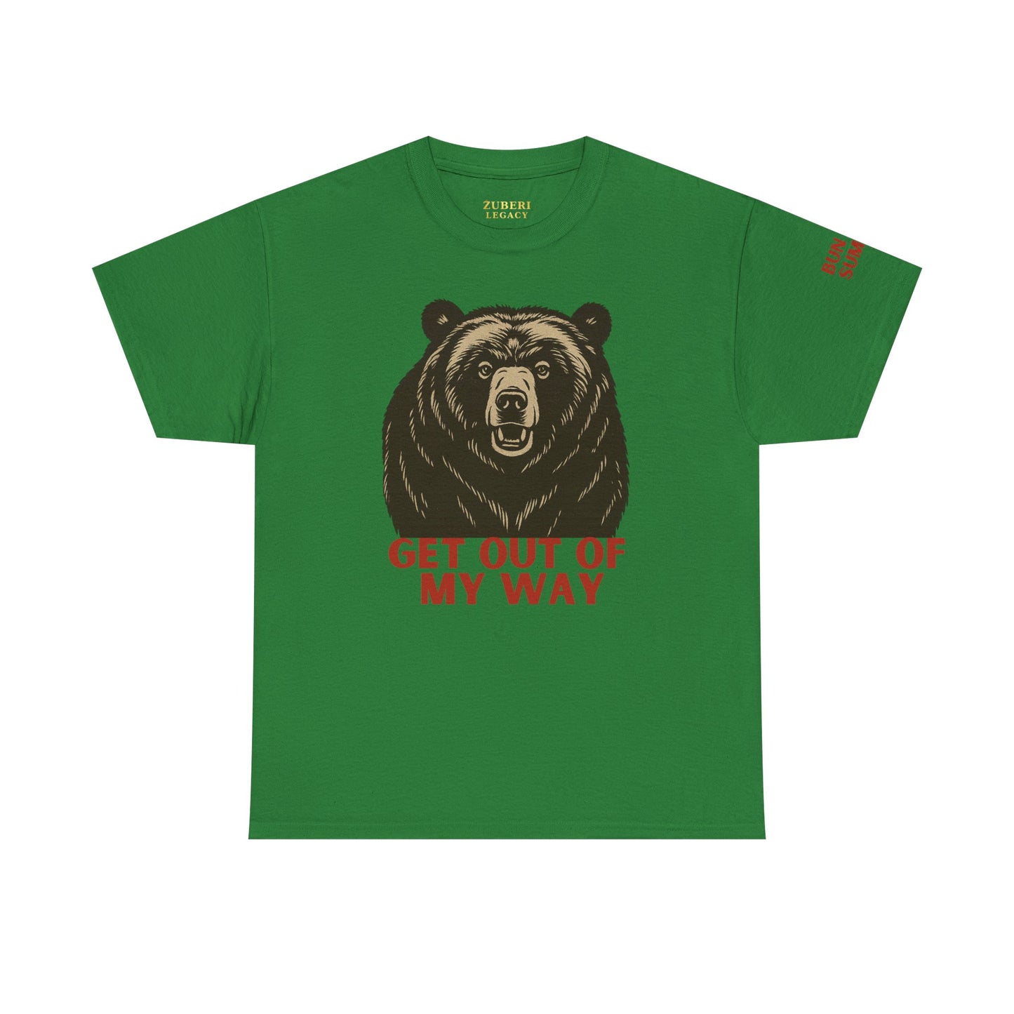Bun Dem Summer Wild Spirit Graphic Tee, Get Out of My Way Shirt Empire Edition, Unisex Cotton Top, Bear Print T-shirt, Summer Vibes Fashion