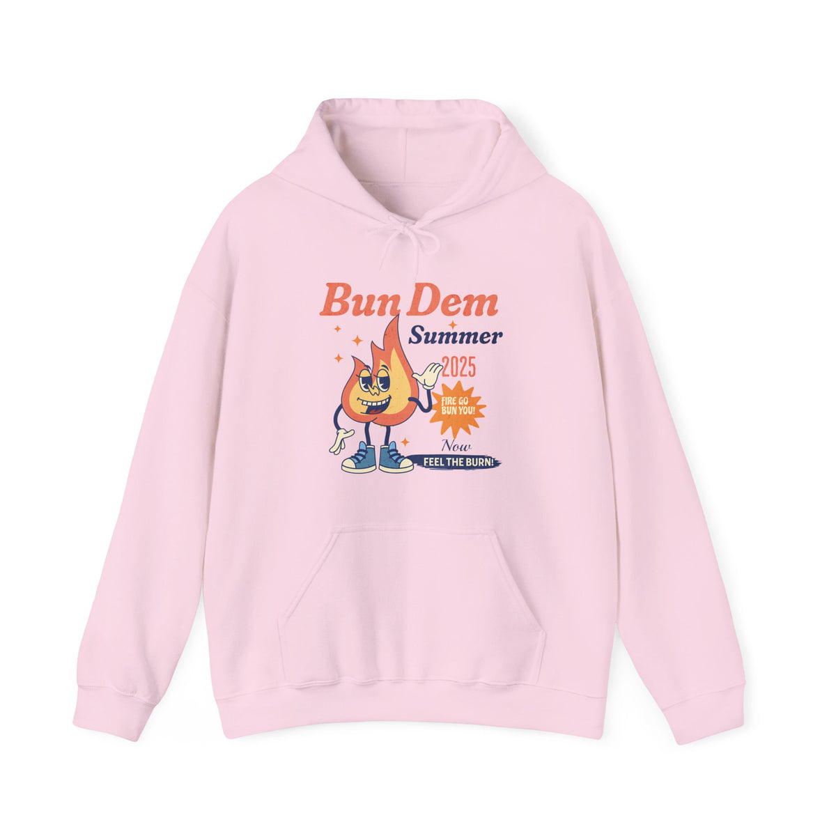 Bun Dem Summer 2026 Feel The Burn Graphic Hoodie,