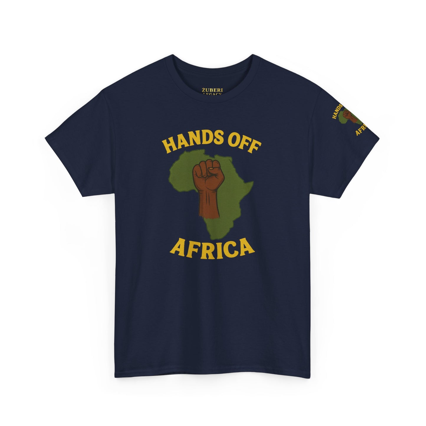Bun Dem Summer Empowering Unisex Cotton Tee Empire Edition - Hands Off Africa, Activist Apparel, Social Justice Shirt, Gift for Change-Makers, Conscious Fashion