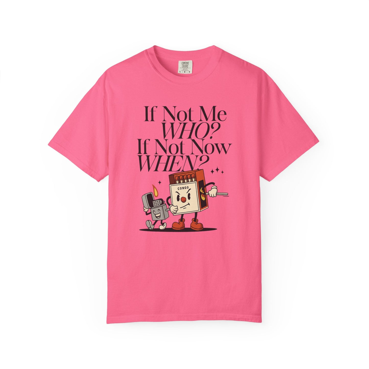 Bun Dem Summer 2025 If Not Me Who? Empie Edition Unisex T-shirt with Graphic Design - Perfect for Everyday Wear, Gifts, Motivation, Inspirational Apparel, Casual Style