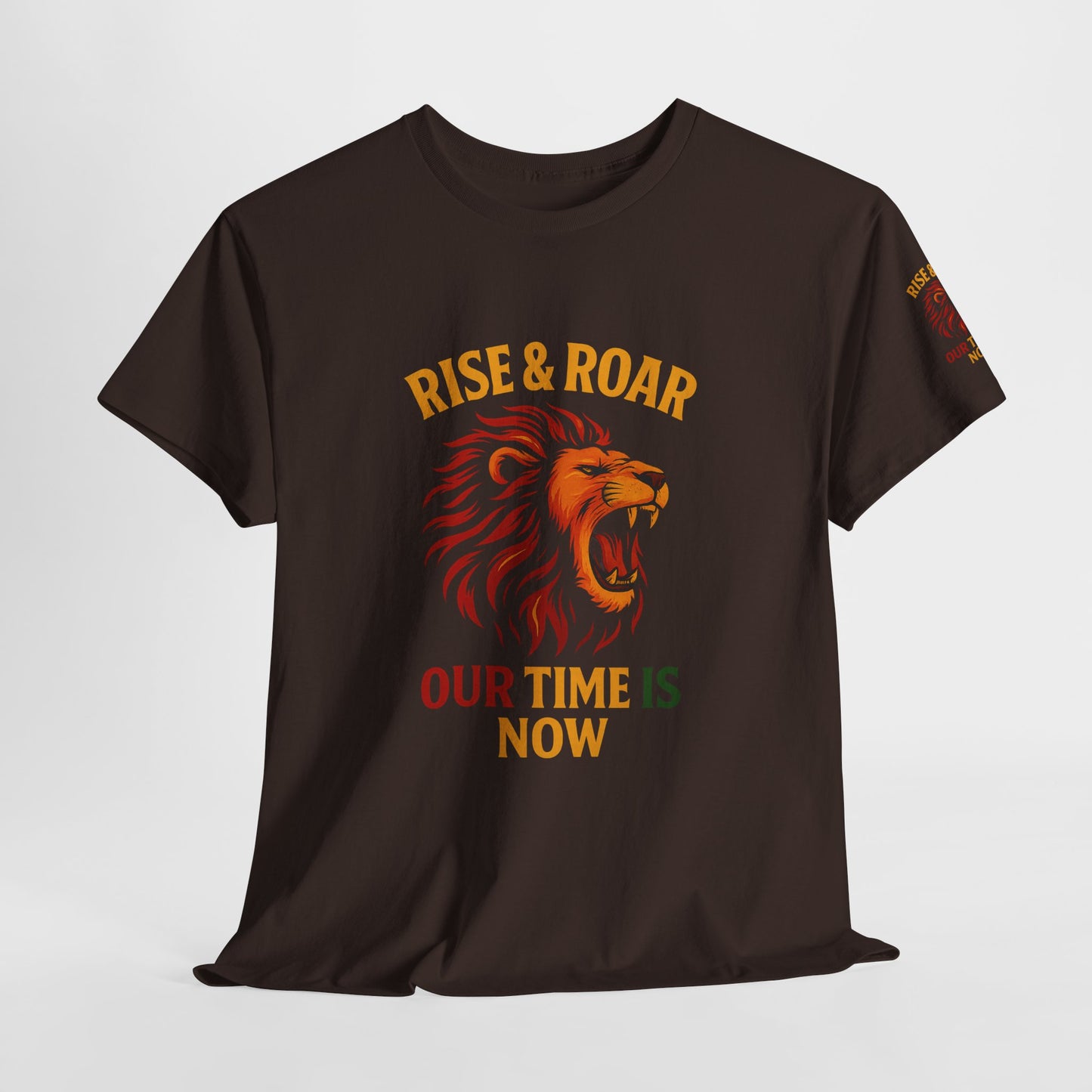 Bun Dem Summer Rise & Roar Unisex Heavy Cotton Tee - Inspirational T-Shirt for Motivational Wear, Casual Everyday, Gift for Friends, Uplifting