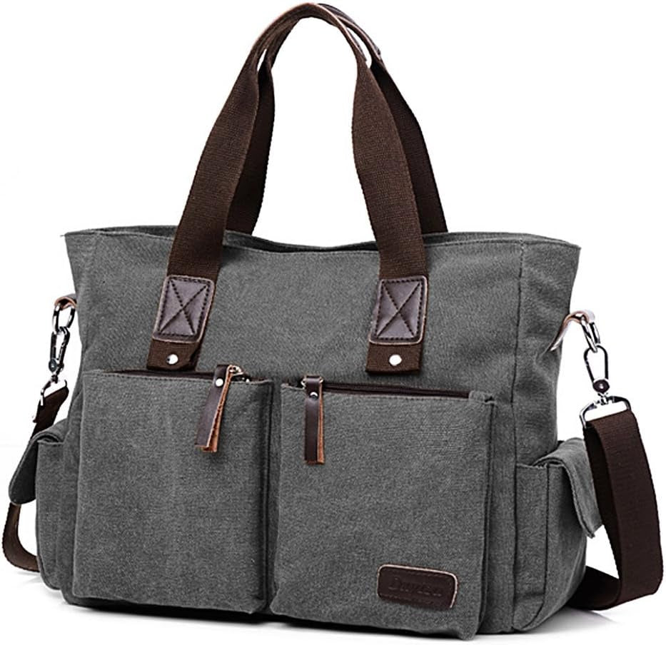 Tolfe Women Top Handle Satchel Handbags Shoulder Bag Messenger Tote Bag Purse Crossbody Bag Travel Work Tote Bag