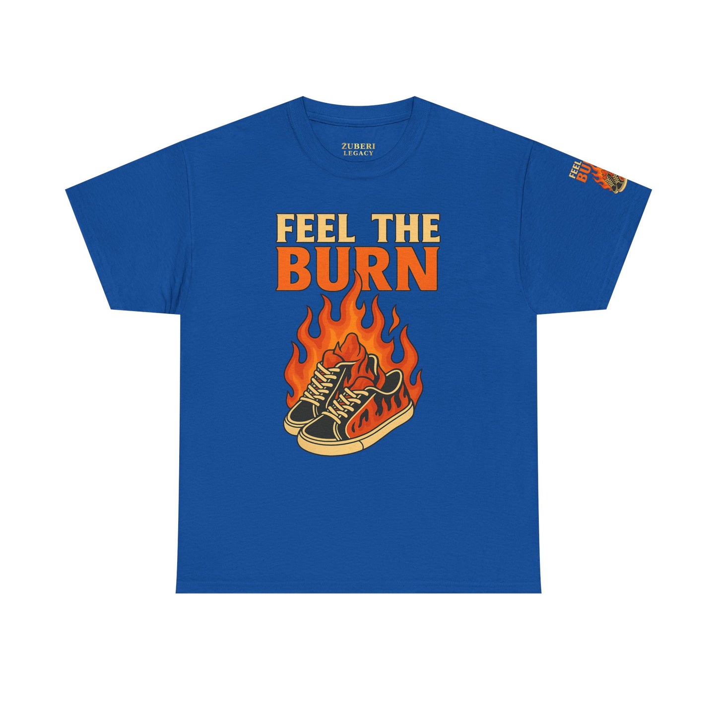 Bun Dem Summer "Feel the Burn" Unisex Heavy Cotton Tee Empire Edition - Trendy Workout Tee, Fitness Apparel, Motivational Shirt, Casual Wear, Gift for Athletes
