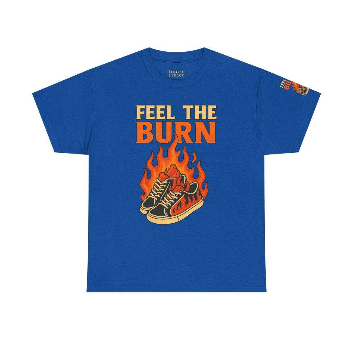 Bun Dem Summer "Feel the Burn" Unisex Heavy Cotton Tee Empire Edition - Trendy Workout Tee, Fitness Apparel, Motivational Shirt, Casual Wear, Gift for Athletes