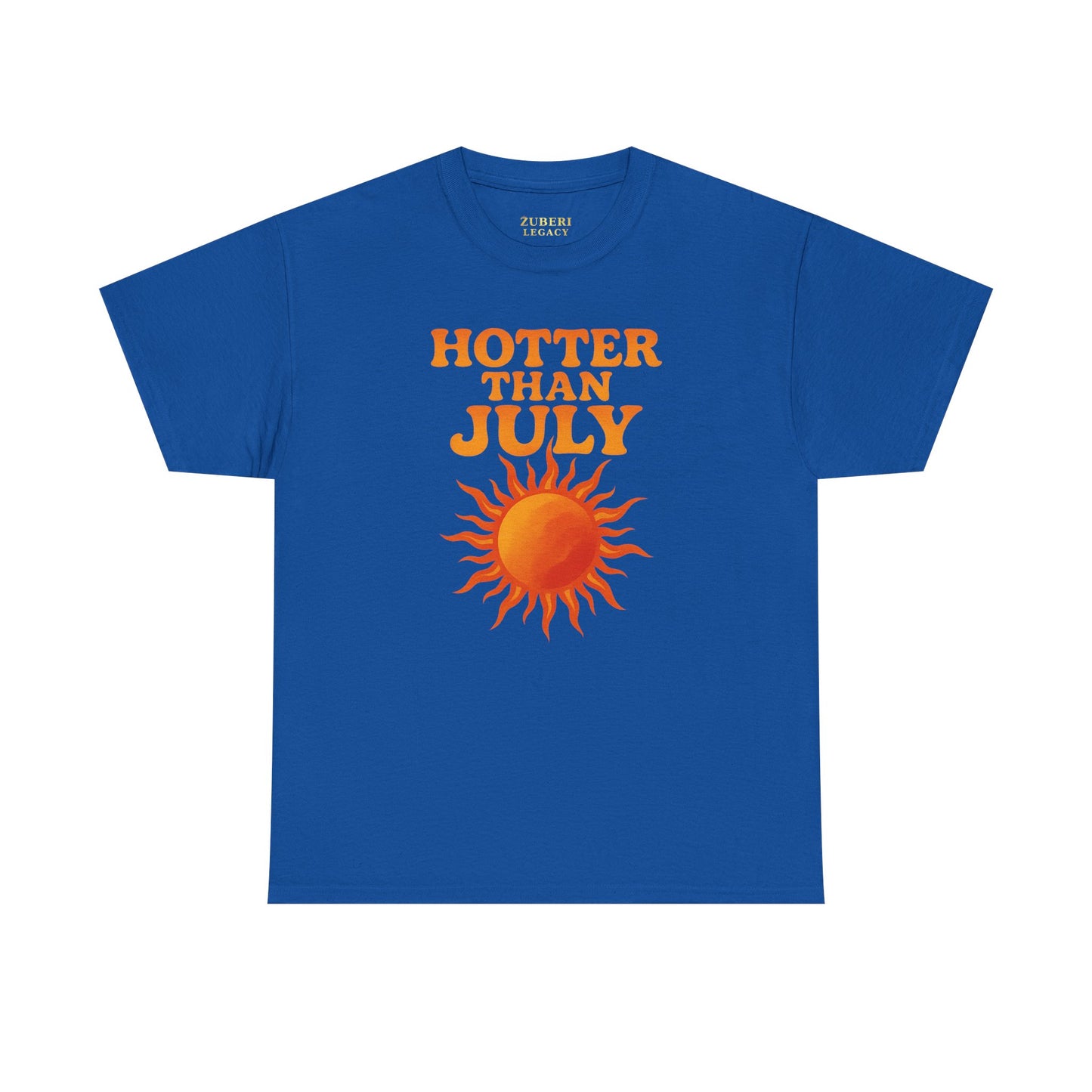 Bun Dem Summer Hotter Than July Unisex Cotton Tee | Summer Empire Edition, Sun Lovers, Casual Wear, Gift for Friends, Trendy Apparel