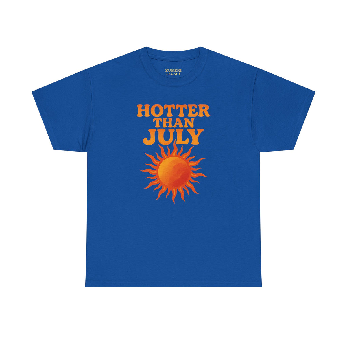 Bun Dem Summer Hotter Than July Unisex Cotton Tee | Summer Empire Edition, Sun Lovers, Casual Wear, Gift for Friends, Trendy Apparel