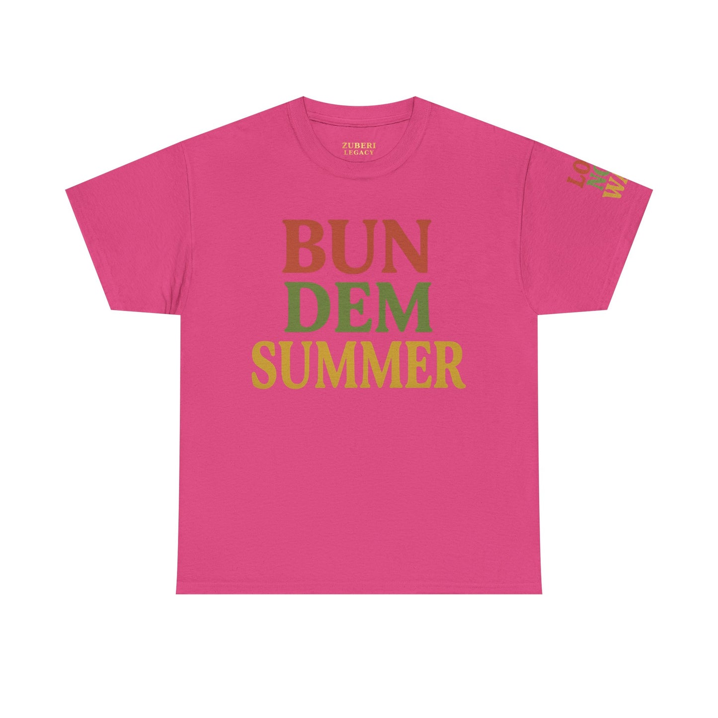 'Bun Dem Summer' Unisex Heavy Cotton Tee with and 'Love Not War' Design – Casual Summer Shirt, Gifts for Music Lovers, Festival Wear, [...]