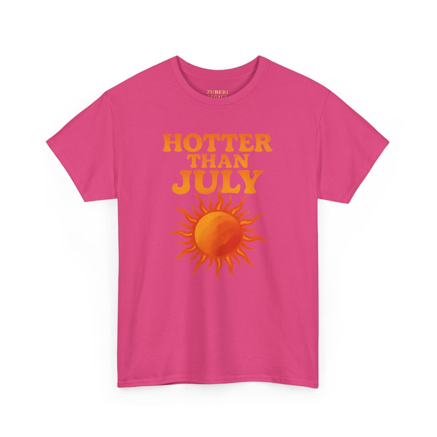 Bun Dem Summer Hotter Than July Unisex Cotton Tee | Summer Empire Edition, Sun Lovers, Casual Wear, Gift for Friends, Trendy Apparel