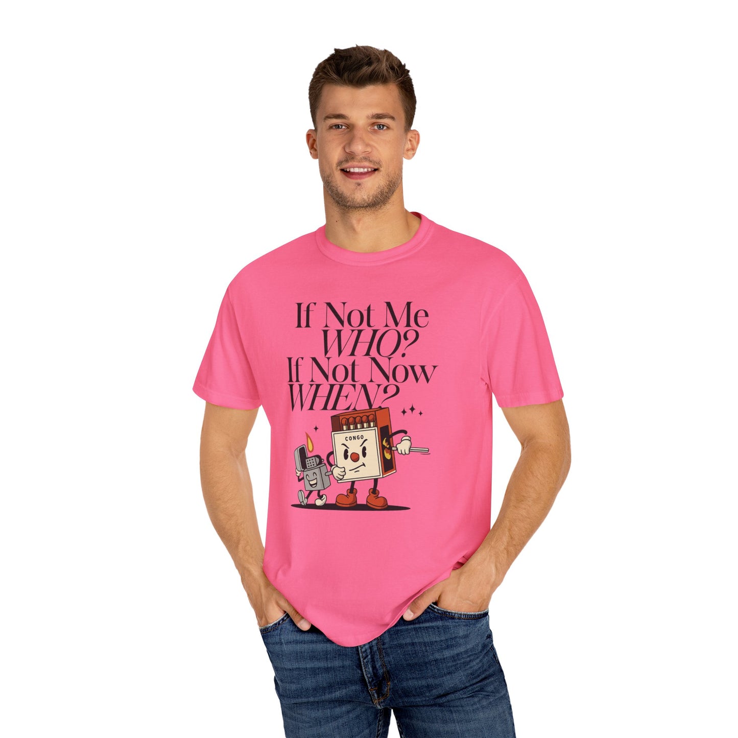 Bun Dem Summer 2025 If Not Me Who? Empie Edition Unisex T-shirt with Graphic Design - Perfect for Everyday Wear, Gifts, Motivation, Inspirational Apparel, Casual Style