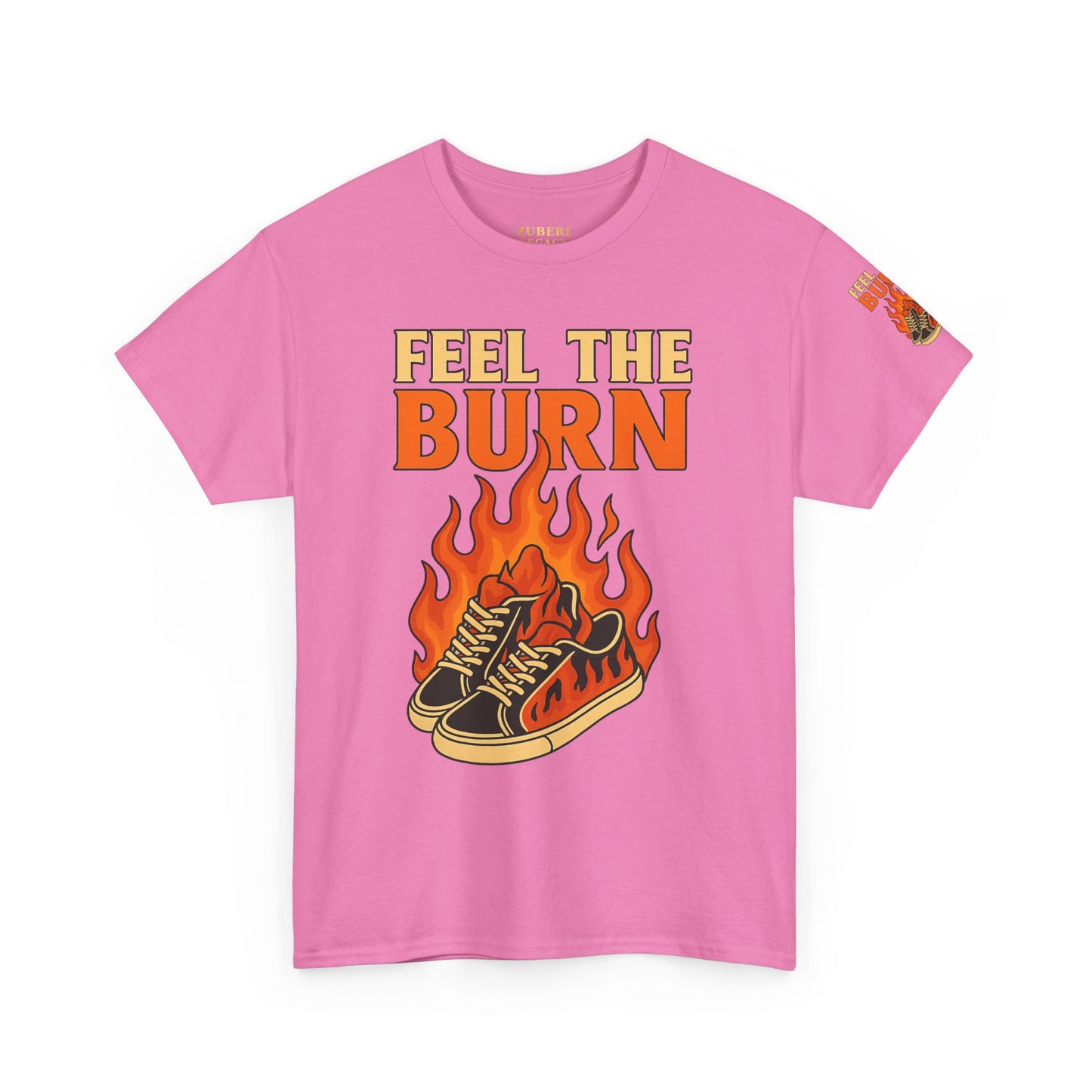 Bun Dem Summer "Feel the Burn" Unisex Heavy Cotton Tee Empire Edition - Trendy Workout Tee, Fitness Apparel, Motivational Shirt, Casual Wear, Gift for Athletes