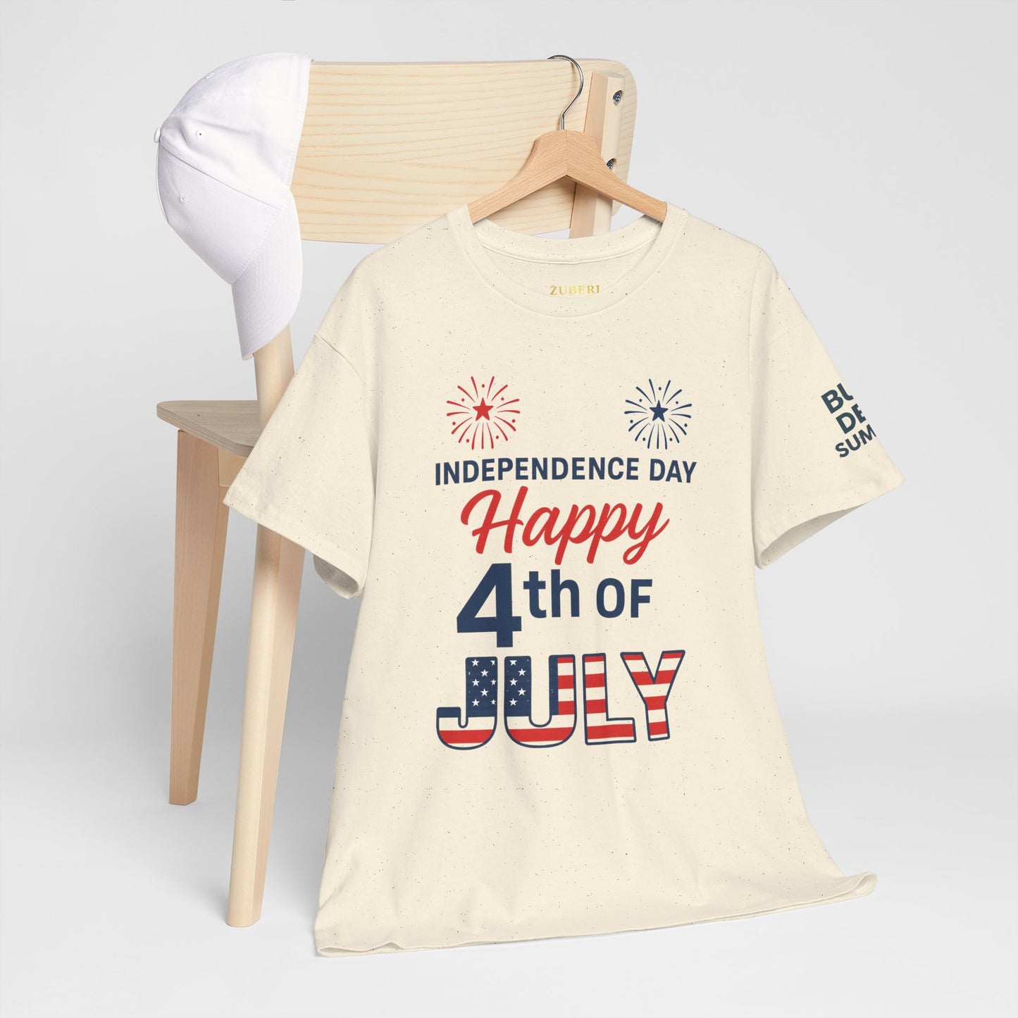 Bun Dem Summer Happy 4th July Unisex Heavy Cotton Tee Empire Edition Celebration Excitement