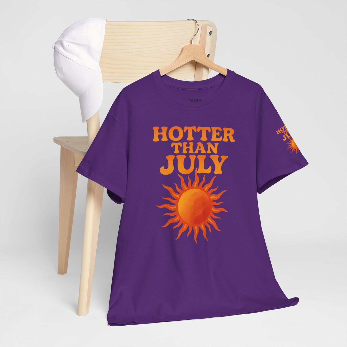 Bun Dem Summer Sunshine Vibes Tee - Hotter Than July Graphic T-Shirt Empire Edition, Summer Fashion, Casual Wear, Gift for Sun Lovers, Outdoor Events, Beach Trip