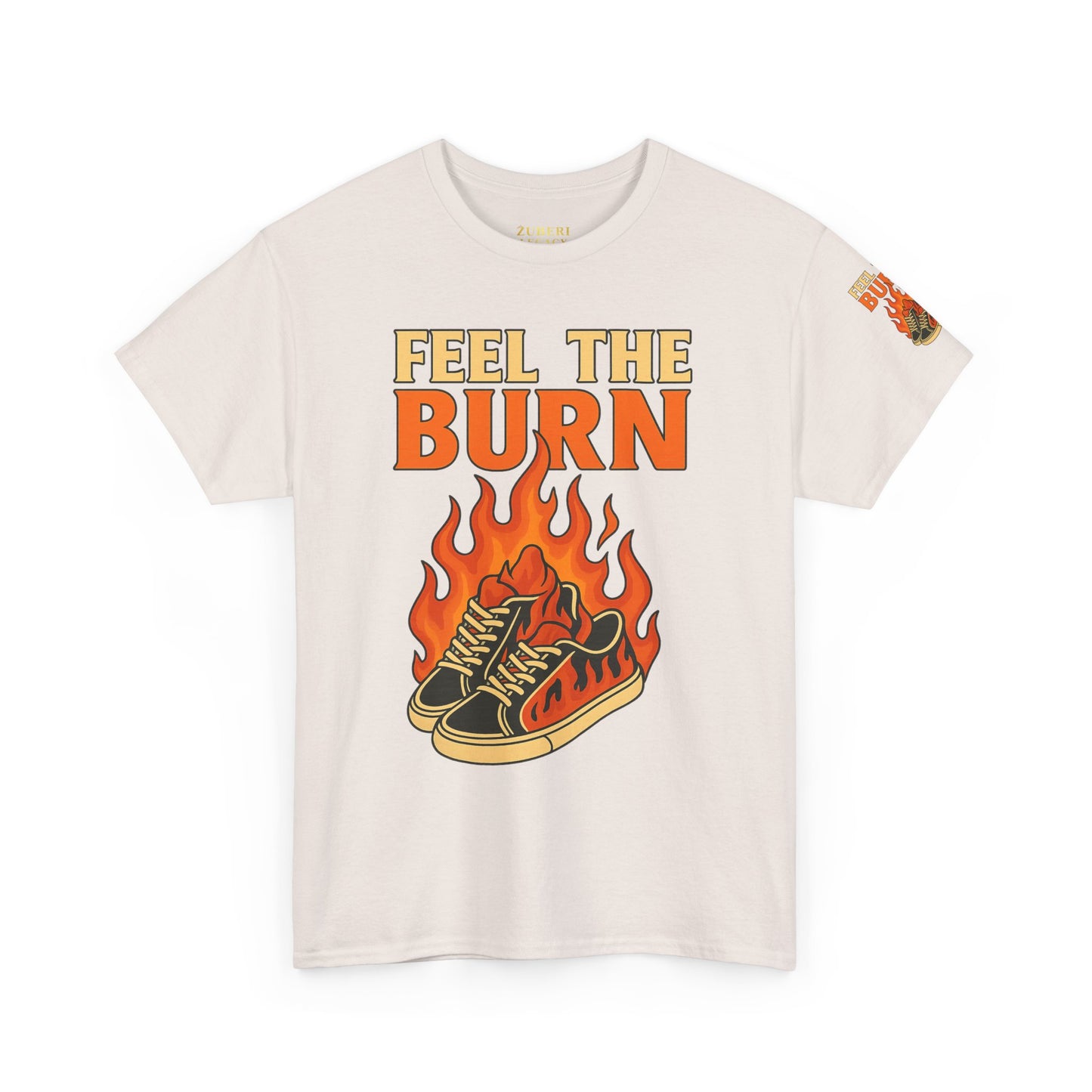 Bun Dem Summer "Feel the Burn" Unisex Heavy Cotton Tee Empire Edition - Trendy Workout Tee, Fitness Apparel, Motivational Shirt, Casual Wear, Gift for Athletes