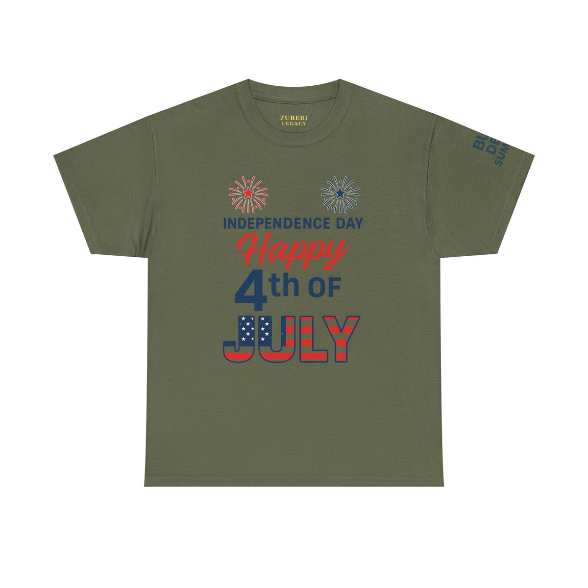 Bun Dem Summer Happy 4th July Unisex Heavy Cotton Tee Empire Edition Celebration Excitement