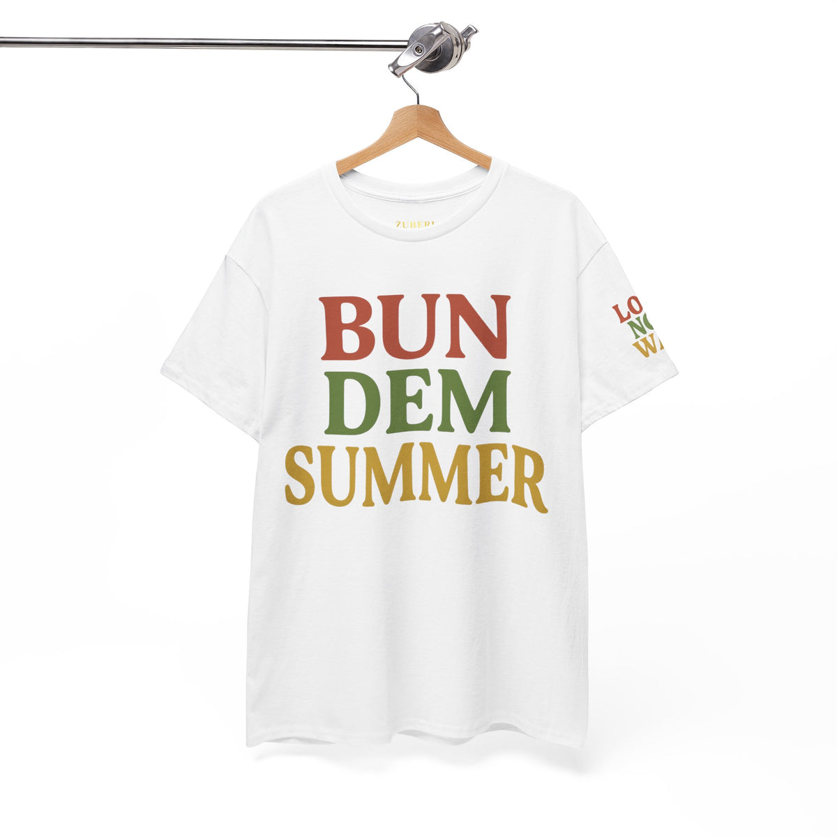 'Bun Dem Summer' Unisex Heavy Cotton Tee with and 'Love Not War' Design – Casual Summer Shirt, Gifts for Music Lovers, Festival Wear, [...]